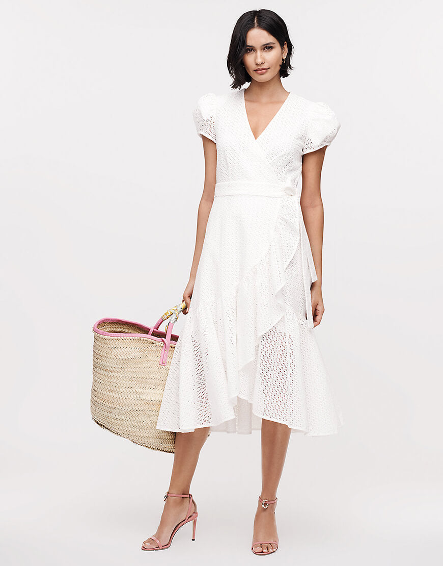 Blue Lace Long Sleeve Dress